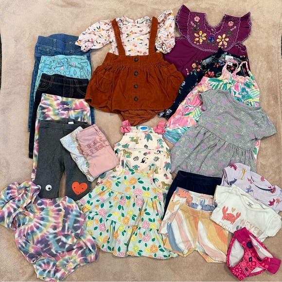 Cat & Jack Other - 23 piece spring summer 12M girls bundle